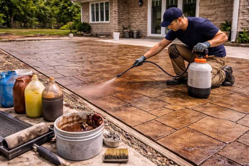 Concrete Staining Service in Frisco, TX