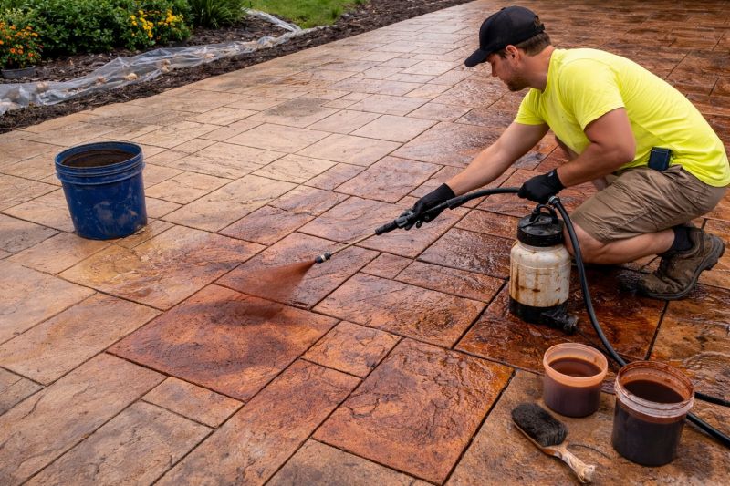 Cement Staining in Dallas, TX