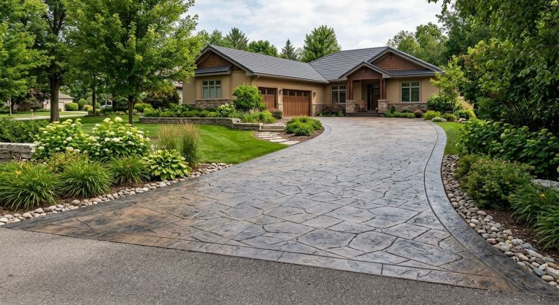 Concrete Driveway Staining in Corpus Christi, TX
