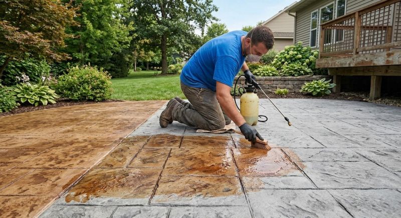Concrete Staining Service in Frisco, TX