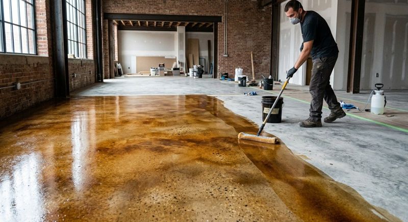 Concrete Staining Service in Fort Worth, TX