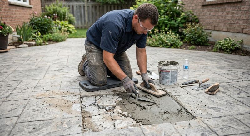 Decorative Concrete Repair in Boone, NC