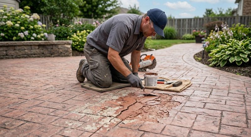 Decorative Concrete Repair in Arvada, CO