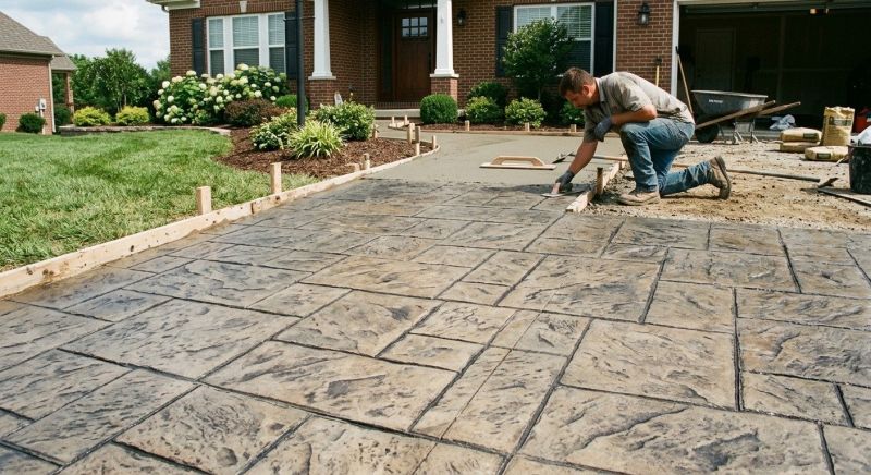 Driveway Overlay Installation in Corpus Christi, TX