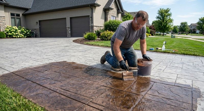 Driveway Staining in Corpus Christi, TX