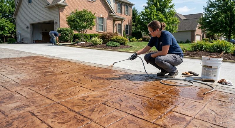 Garage Concrete Finishing in Dallas, TX