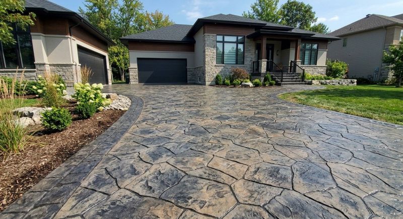 Stamped Concrete Construction in Frisco, TX