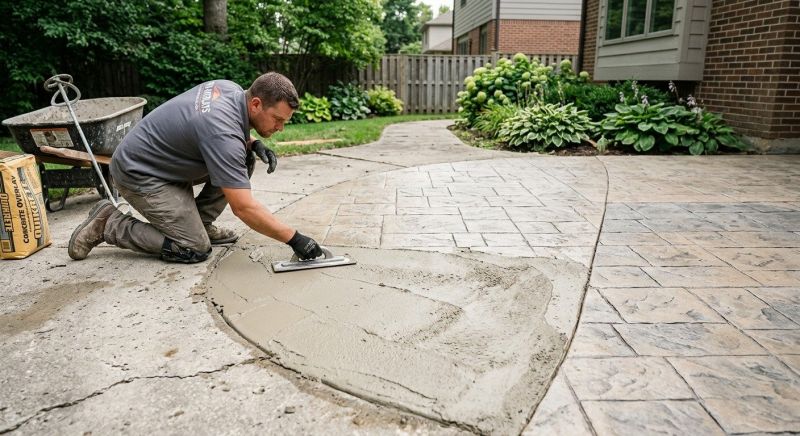 Stamped Concrete Service in Dallas, TX